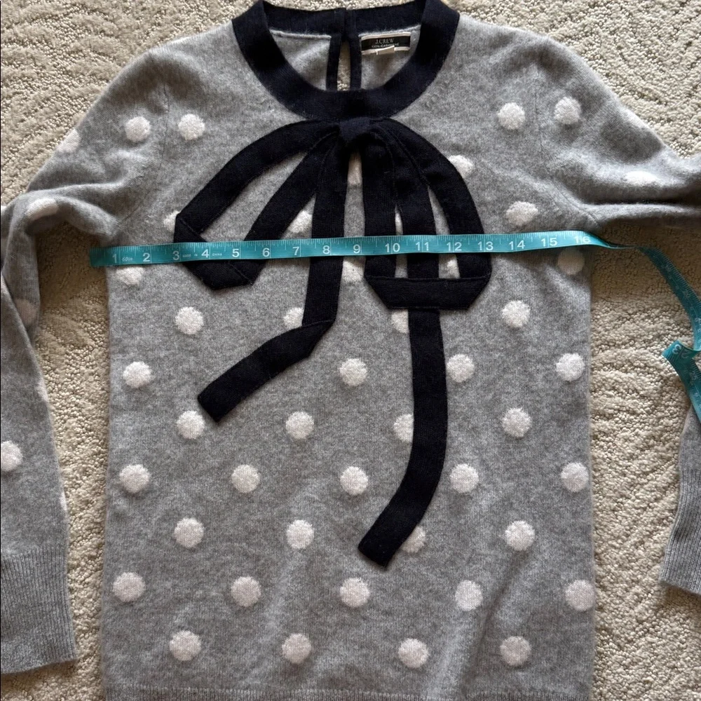 J. Crew Polka Dot Cashmere Sweater XXS - Picture 11 of 14